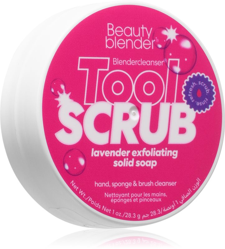 beautyblender® Tool Scrub Lavender detergent solid pentru bureți de machiaj și pensule 28.3 g