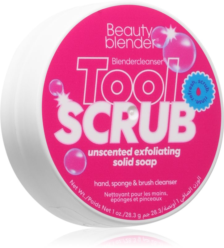 beautyblender® Tool Scrub Unscented detergent solid pentru bureți de machiaj și pensule 28.3 g