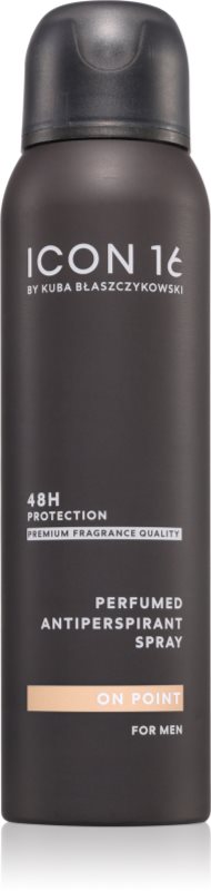 beBIO ICON16 On Point spray anti-perspirant pentru bărbați 150 ml