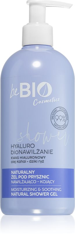 beBIO Hyaluro bioMoisture gel de dus hidratant 350 ml