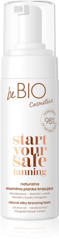 beBIO Safe Tanning spuma bronzanta 150 ml