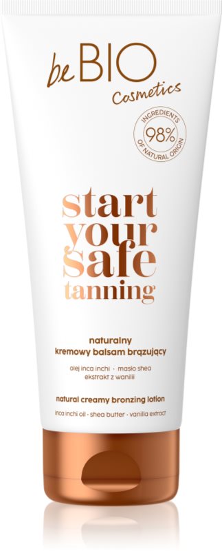 beBIO Safe Tanning lotiune nuantatoare pentru corp 200 ml