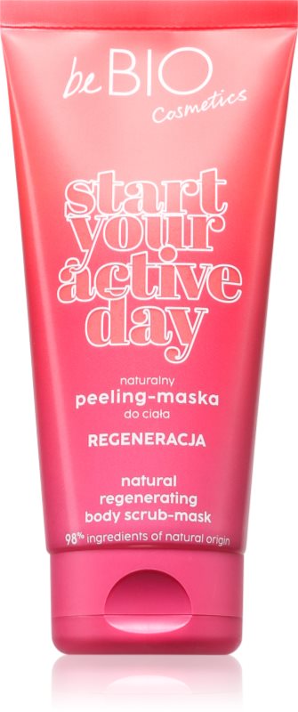 beBIO Start Your Active Day exfoliant pentru corp pentru regenerarea pielii 200 ml