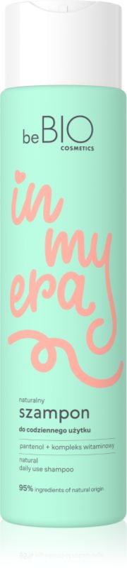 beBIO In My Era Natural Daily Use Sampon de curatare zi de zi. 300 ml