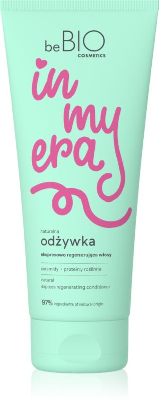 beBIO In My Era Natural Express Hair Repair balsam regenerator pentru păr uscat și deteriorat 200 ml