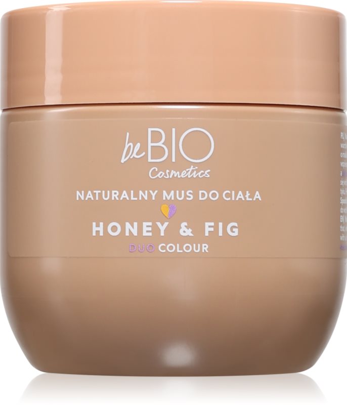 beBIO Honey & Fig spumă de corp pentru răsfăț cu efect de nutritiv 200 ml