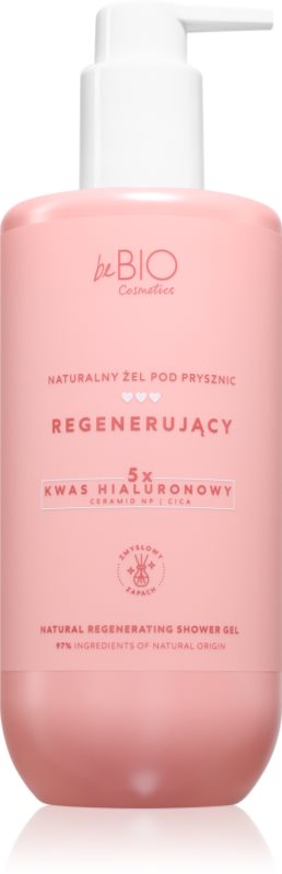 beBIO Natural Regenerating Shower Gel gel de dus regenerabil 350 ml