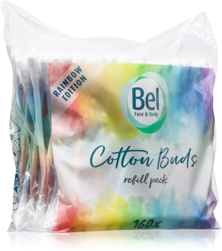 Bel Face & Body Rainbow bețișoare din bumbac 160 buc