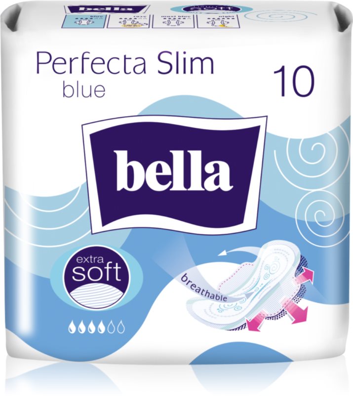 BELLA Perfecta Slim Blue absorbante 10 buc