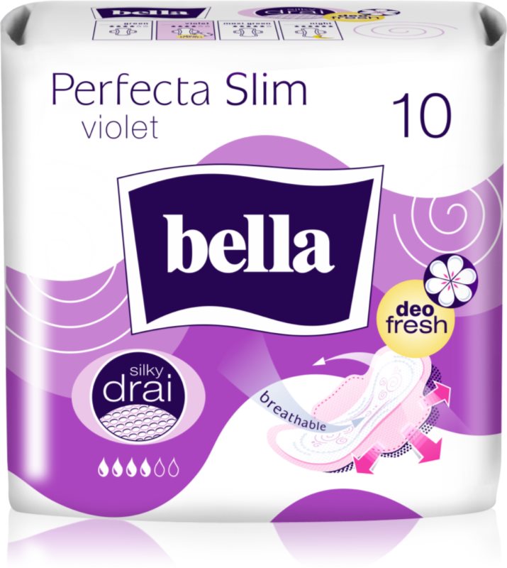 BELLA Perfecta Slim Violet absorbante 10 buc