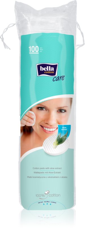 BELLA Cotton Care dischete demachiante cu aloe vera 100 buc
