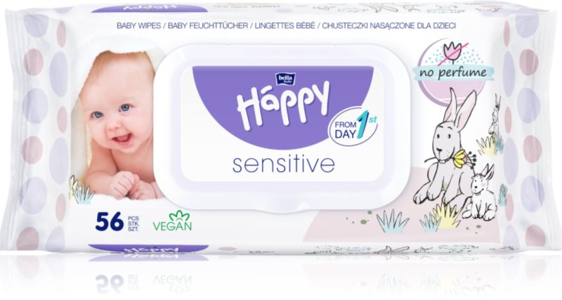 BELLA Baby Happy Sensitive Șervețele umede pentru copii 56 buc