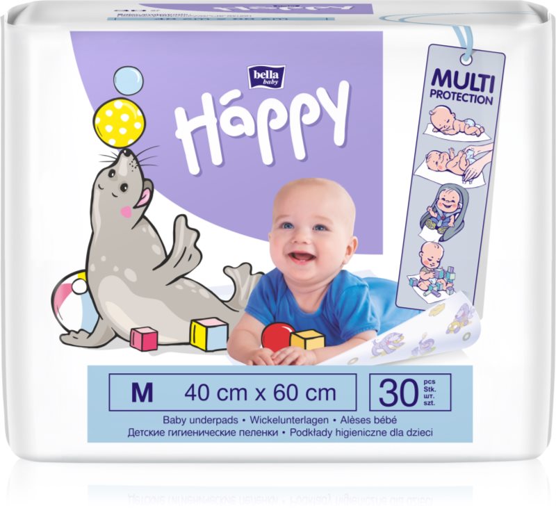 BELLA Baby Happy Baby Underpads suport pentru schimbat scutecele de unică folosință 40x60 cm 30 buc