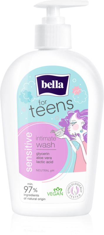 BELLA For Teens Sensitive gel pentru igiena intima pentru fete 300 ml
