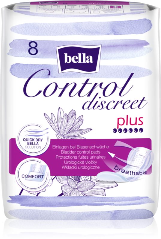 BELLA Control Discreet Plus absorbante pentru incontinență 8 buc