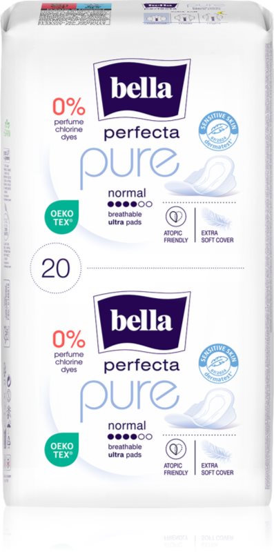 BELLA Perfecta Pure Normal absorbante menstruale ultrasubțiri 20 buc