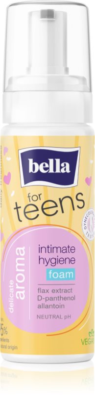 BELLA For Teens Aroma spumă pentru igiena intimă pentru fete 150 ml