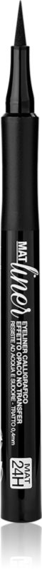 bellaoggi Mat Liner eyeliner în fix cu efect matifiant culoare Velvety Black 1.2 ml