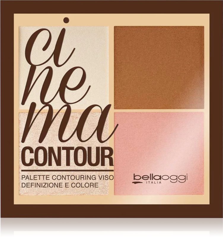 bellaoggi Cinema Contour paletă pentru contur și iluminare 12.5 g