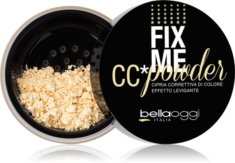 bellaoggi Fix Me CC Powder pudra pulbere matifianta culoare Banana Shade 7.5 g