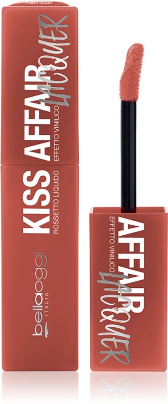 bellaoggi Kiss Affair Lacquer Ruj de buze lichid, de lunga durata culoare Confident 3.9 ml