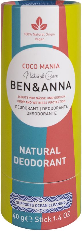 BEN&ANNA Natural Deodorant Coco Mania deodorant stick 40 g