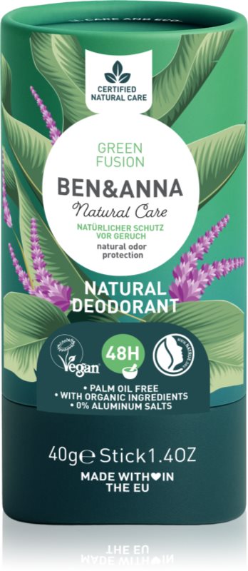 BEN&ANNA Natural Deodorant Green Fusion deodorant stick 40 g