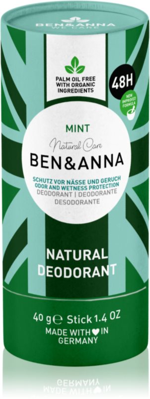 BEN&ANNA Natural Care Mint deodorant solid natural 40 g