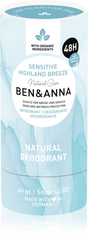BEN&ANNA Sensitive Highland Breeze deodorant stick 40 g