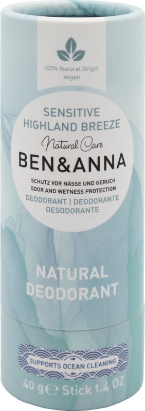 BEN&ANNA Sensitive Highland Breeze deodorant stick 40 g