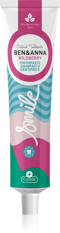 BEN&ANNA Toothpaste Wild Berry pastă de dinți naturală 75 ml
