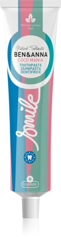 BEN&ANNA Toothpaste Coco Mania pastă de dinți naturală 75 ml