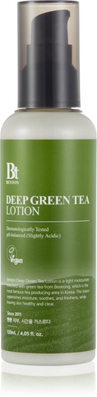 Benton Deep Green Tea lapte hidratant cu ceai verde 120 ml