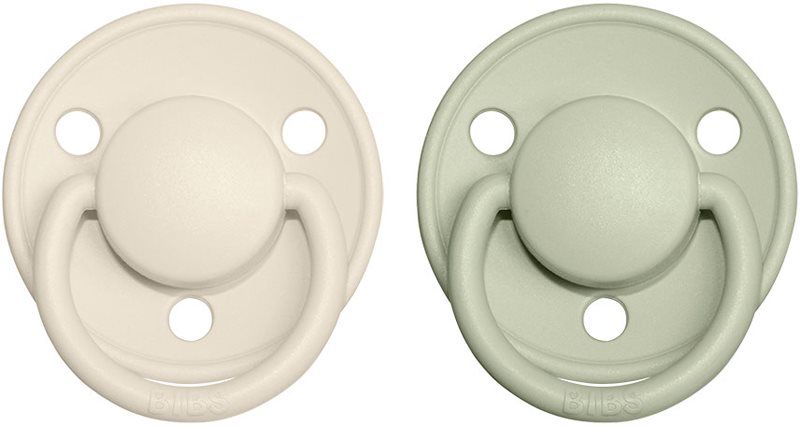 BIBS De Lux Natural Rubber Size 2: 6+ months suzetă