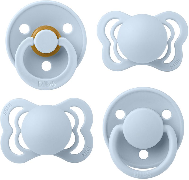 BIBS Try-It Size 1: 0+ months set pentru nou-nascuti si copii Baby Blue