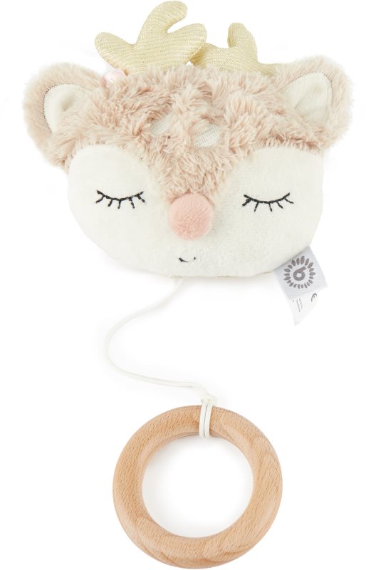 Bieco Musical Toy Fawn Ella jucărie suspendabilă contrastantă cu melodie 0 m+ 1 buc