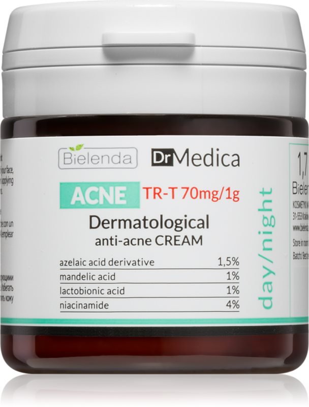 Bielenda Dr Medica Acne cremă pentru față pentru tenul gras, predispus la acnee 50 ml