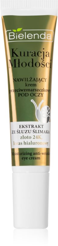 Bielenda Youth Therapy crema anti rid pentru ochi cu efect de hidratare 15 ml