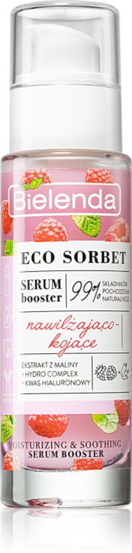 Bielenda Eco Sorbet Raspberry ser calmant și hidratant 30 ml