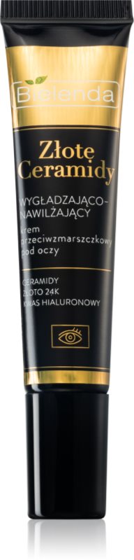 Bielenda Golden Ceramides crema de ochi pentru hidratare si matifiere 15 ml