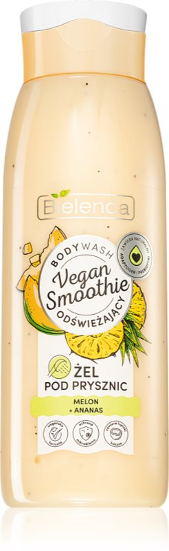 Bielenda Vegan Smoothie Melon & Pineapple gel de duș delicios 400 ml