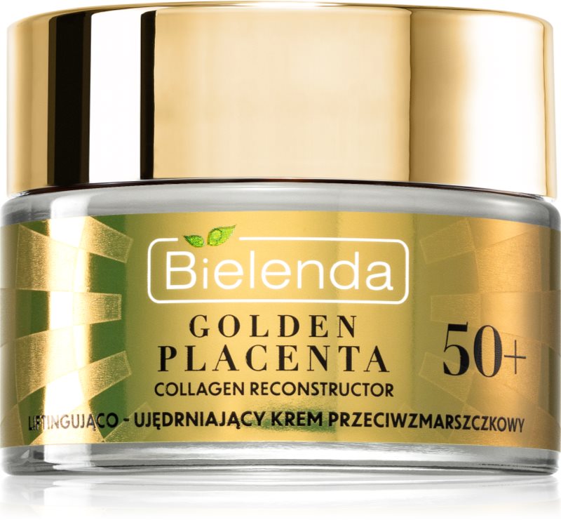 Bielenda Golden Placenta Collagen Reconstructor Cremă lifting pentru fermitate 50+ 50 ml