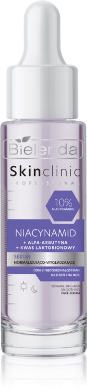 Bielenda Skin Clinic Professional Niacinamide ser cu efect de netezire, pentru reducerea imperfecțiunilor tenului 30 ml