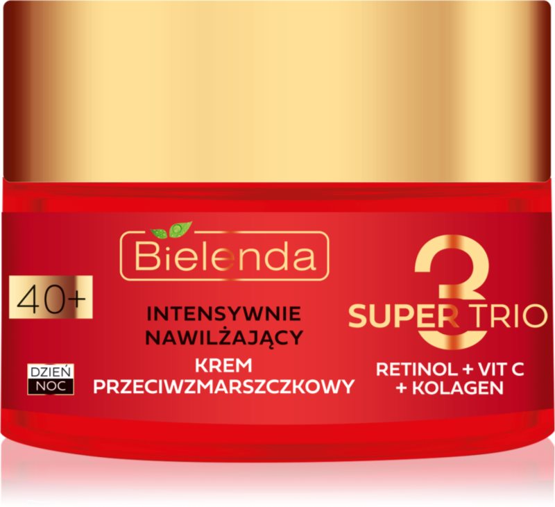 Bielenda Super Trio crema intens hidratanta antirid 40+ 50 ml