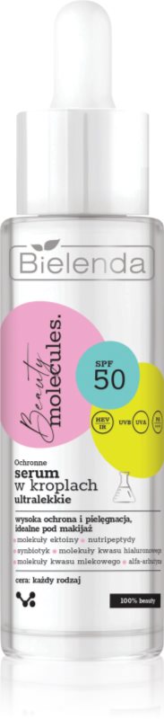 Bielenda Beauty Molecules ser cu textura fina SPF 50 30 ml