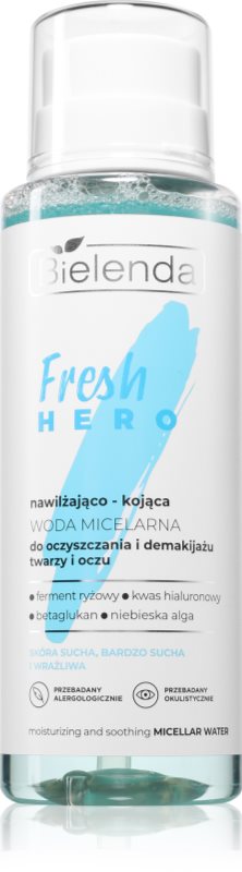 Bielenda Fresh Hero apa micelara hidratanta cu efect calmant 400 ml