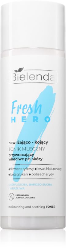 Bielenda Fresh Hero calmant tonic cu efect de hidratare 200 ml