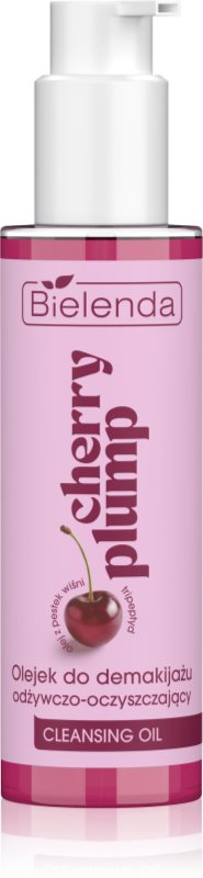 Bielenda Cherry Plump ulei pentru indepartarea machiajului Ulei de curățare cu efect de nutritiv 100 ml