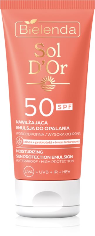 Bielenda Sol D’or lotiune pentru bronzat SPF 50 150 ml