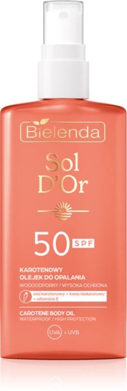 Bielenda Sol D’or ulei spray pentru bronzare SPF 50 150 ml